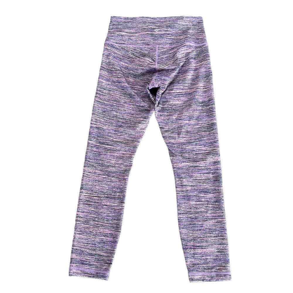 LULULEMON High Times Pant Space Dye Camo Tender Violet Black Grape 7/8 Length - Picture 7 of 12